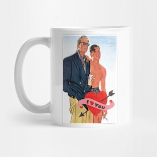 I Love You. Vintage Queer Fiction Illustration Cover Mug